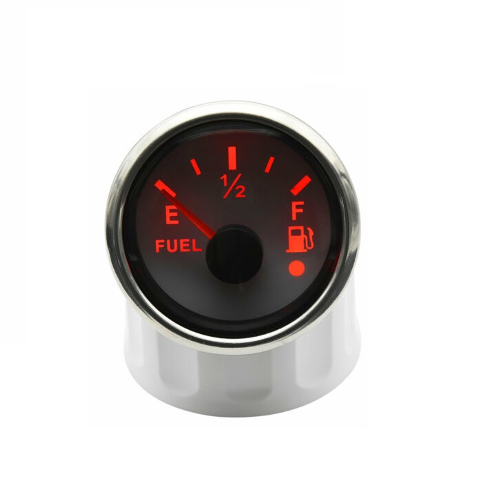 Fuel Level Indicator with White Dial