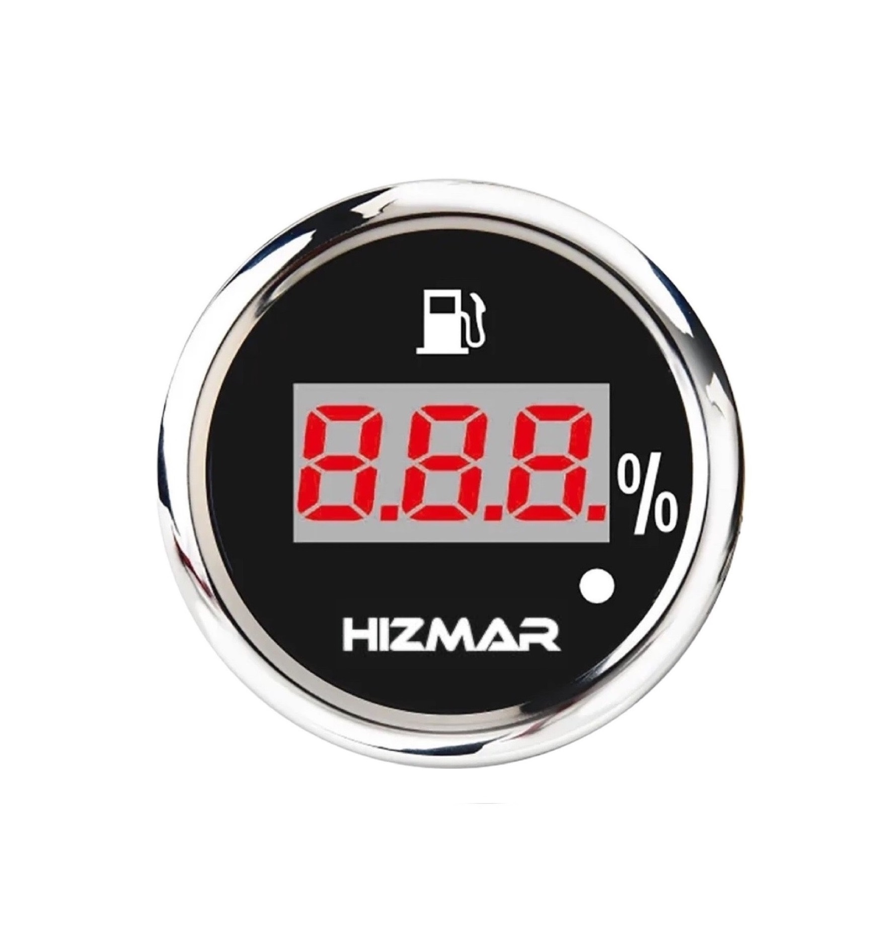 Black Digital Fuel Level Gauge