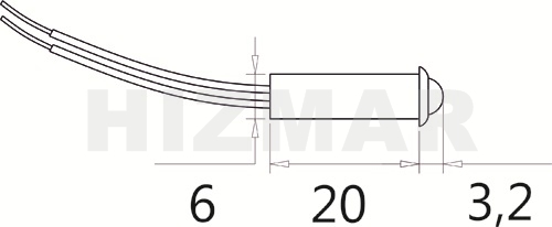 5 mm Minion Panel Warning Leds
