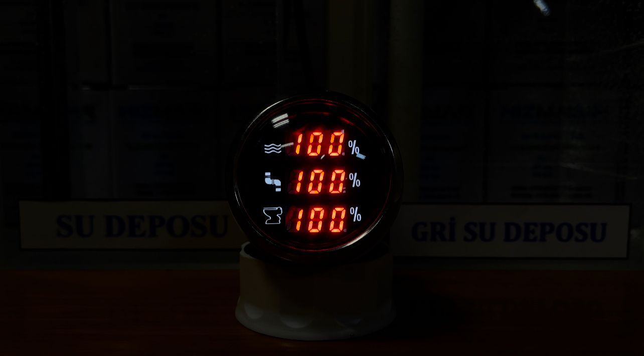 3 line Design Caravan Boat Level Indicator