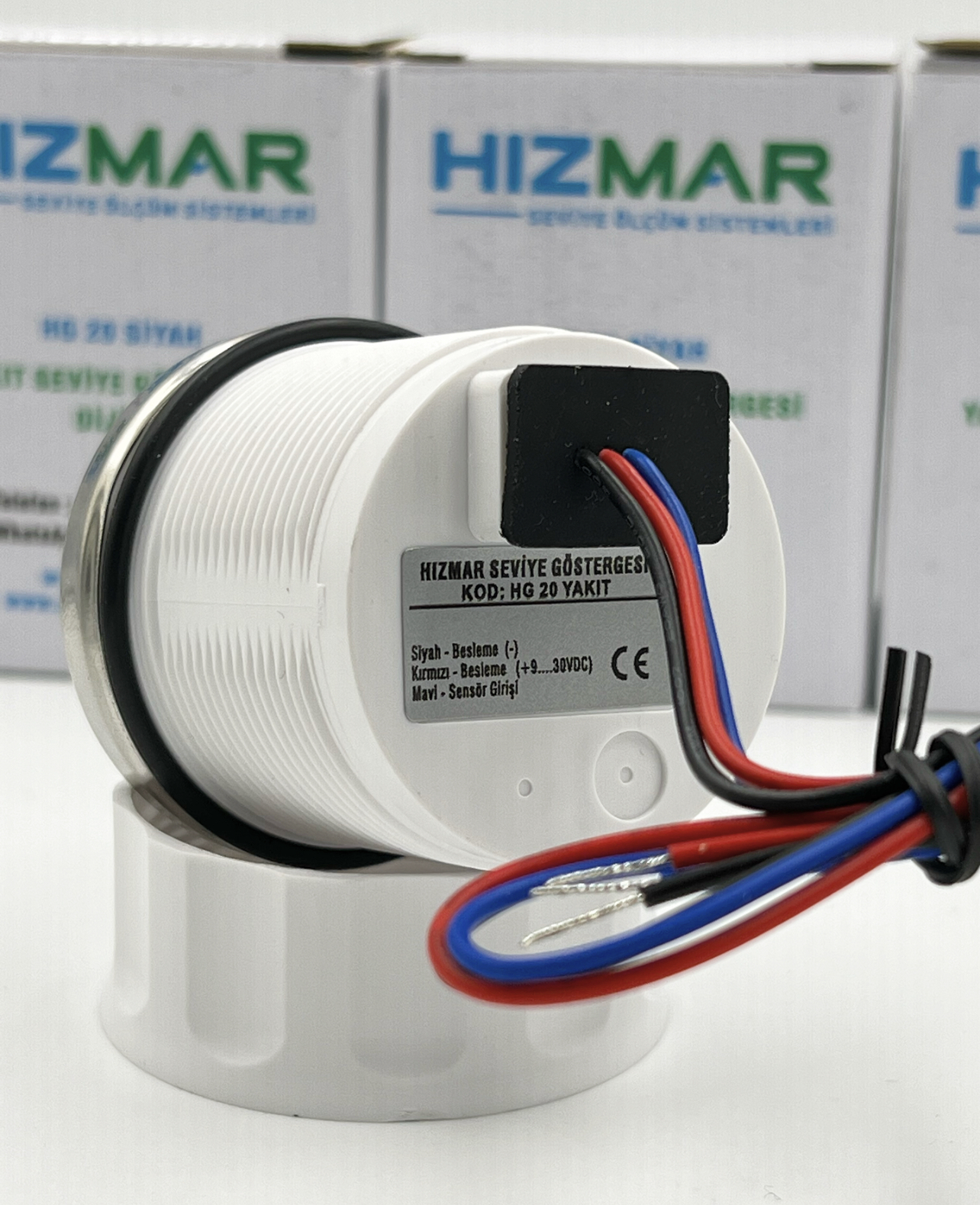 Black Digital Fuel Level Gauge