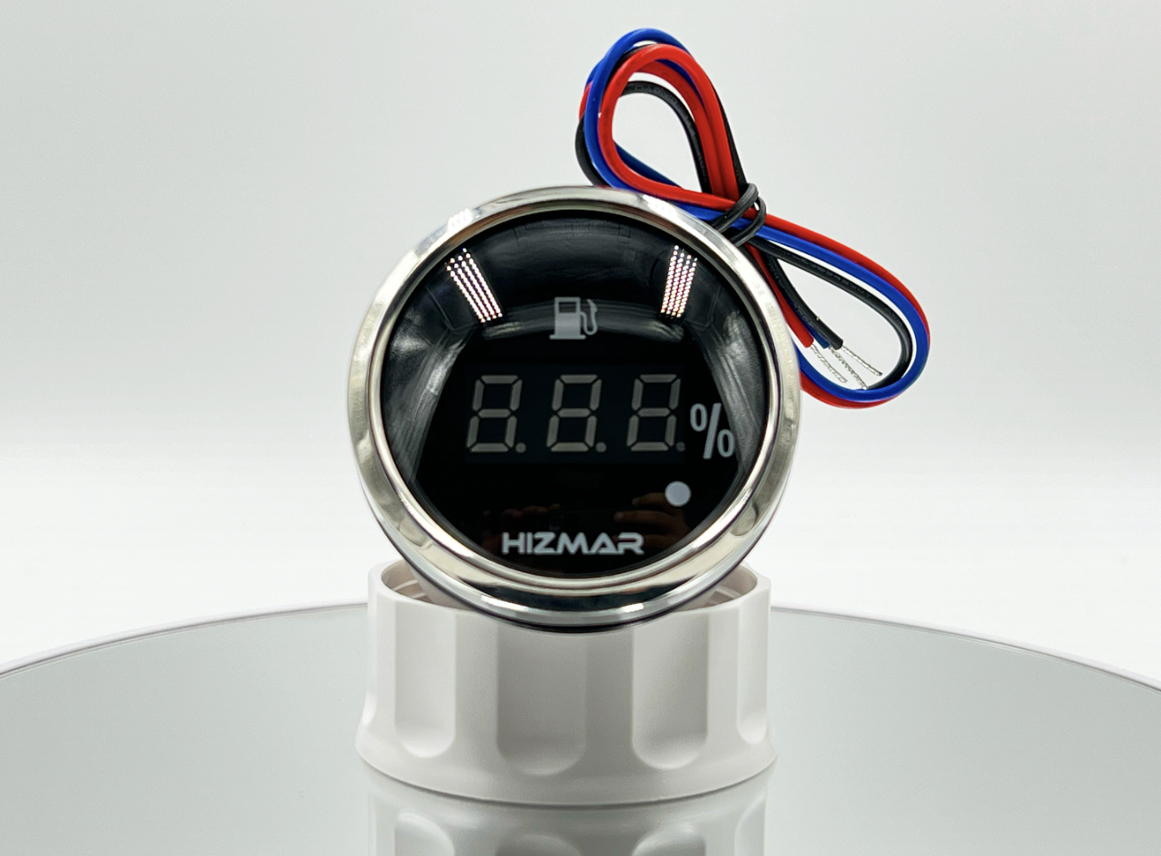 Black Digital Fuel Level Gauge